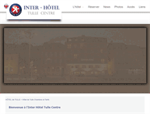 Tablet Screenshot of hotel-tulle.com